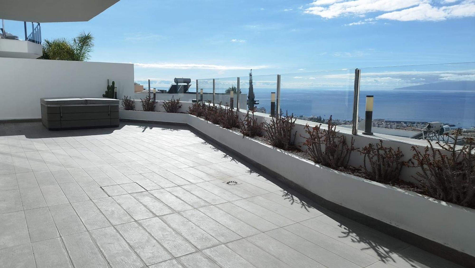 Sunset White Villa - Ocean View, Jakuzzi, Heated Pool, Air-Conditioning, Grill Playa de las Americas  Exterior foto